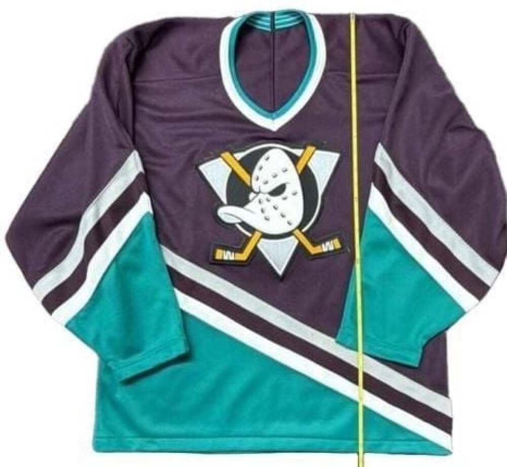 Vintage 90s CCM Anaheim Mighty Ducks Blank NHL Hockey Jersey